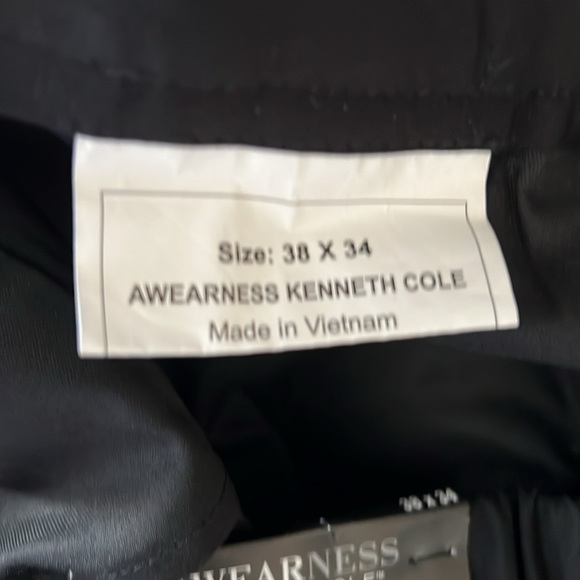 Kenneth Cole NWT stretch slim fit pants men’s 38X34 - Picture 8 of 9